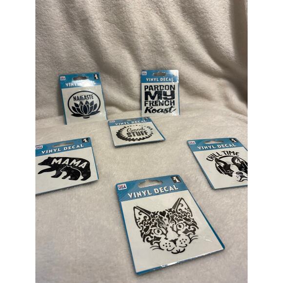 10-Assortment of Vinyl Decal Stickers for Mugs, laptops, Cars, anywhere Really! - Picture 6 of 6